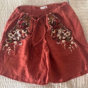 Gorgeous embroidered shorts